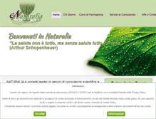 Tablet Screenshot of naturaliasas.com